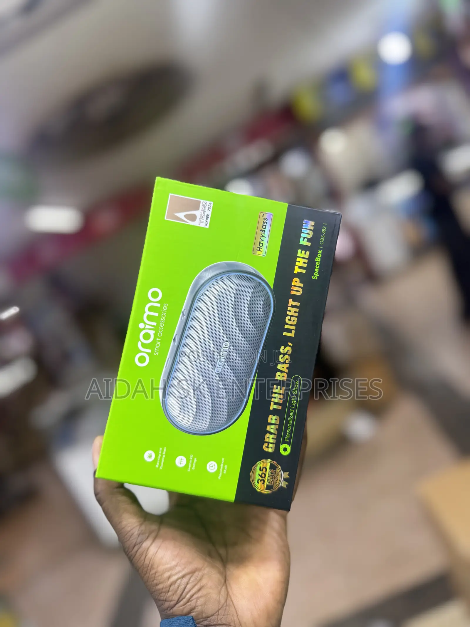 Oraimo Spacebox 8w Fm Wireless Speaker