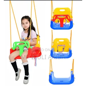 3in1 in/Outdoor Kids/Baby Plastic Swing With Adjustable Rope
