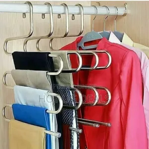 1pc Of Trouser Steel Hanger/Pants Hanger - Silver