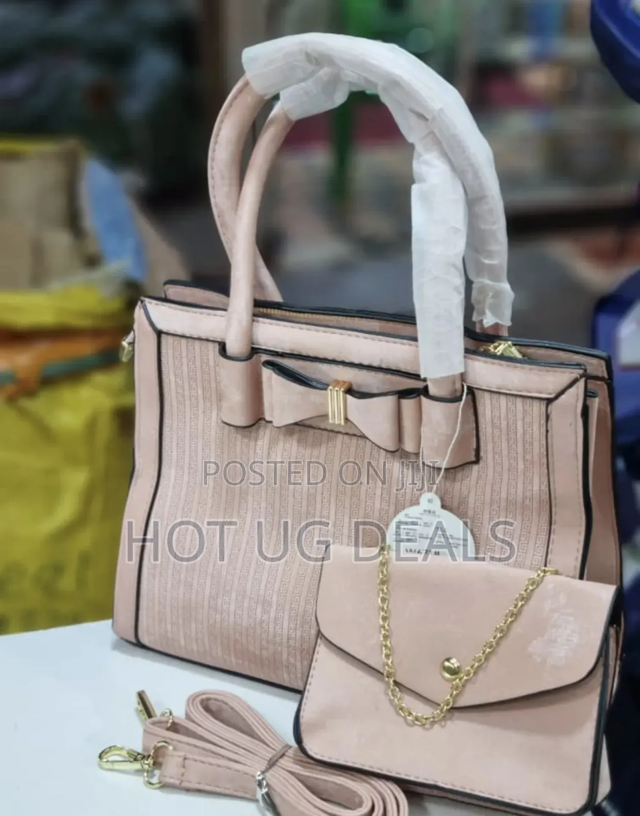2pcs Ladies Classic Handbag - Colour May Vary