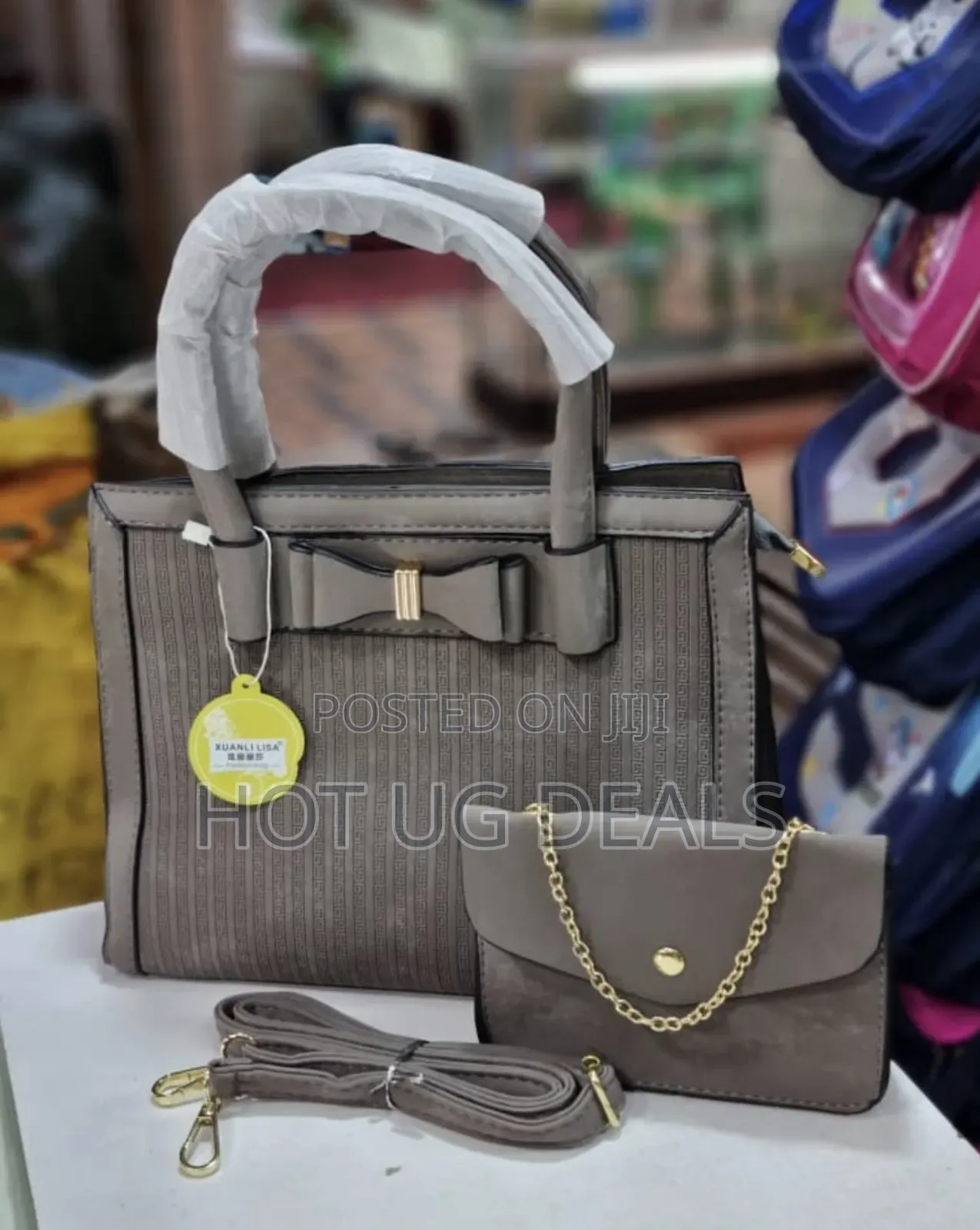 2pcs Ladies Classic Handbag - Colour May Vary