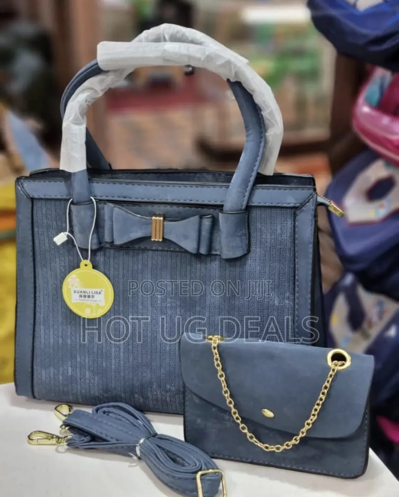 2-pc Ladies Office Bags - Multicolor