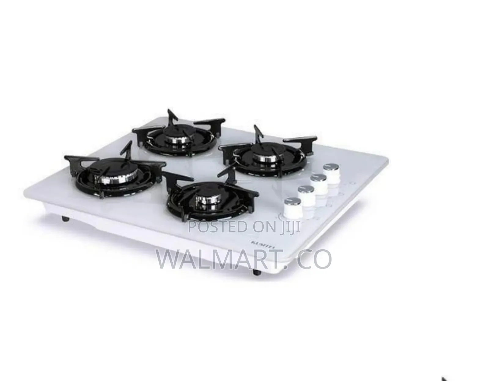 Luxell 4 Burner Glass Gas Cooker Table Top Built-In