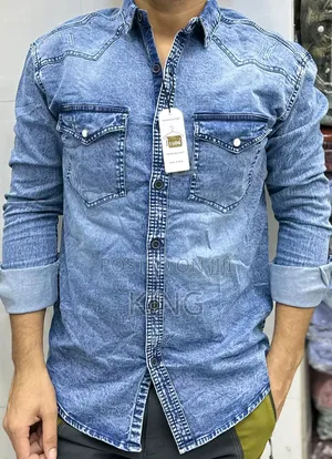 Scott Denim Shirt. Jean Shirt