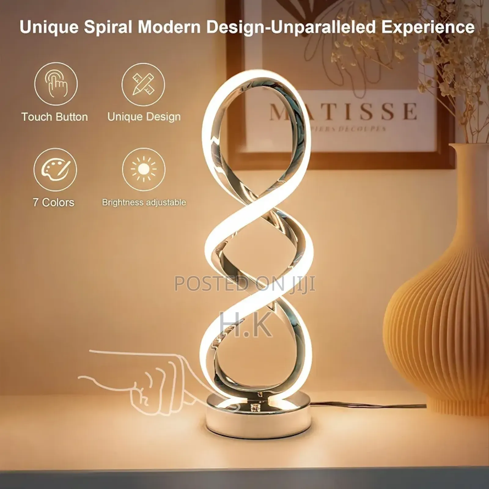 Spiral Table Lamp