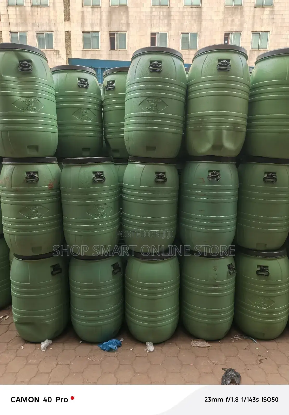 Plastic Water Drums Plastic Water Drums 240ltrs