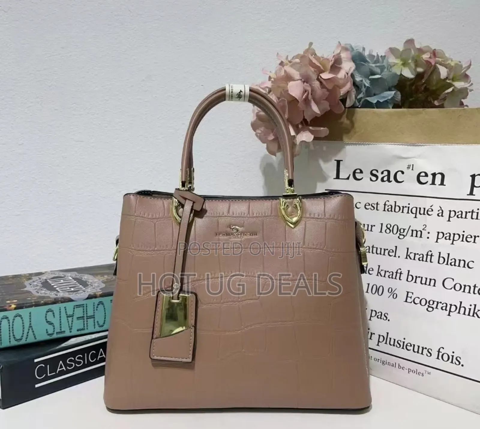 Ladies Classic Designer Handbag - Color Varies