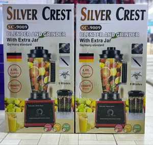 Silver Crest Sc-9009 Blender and Grinder With an Extra Jar