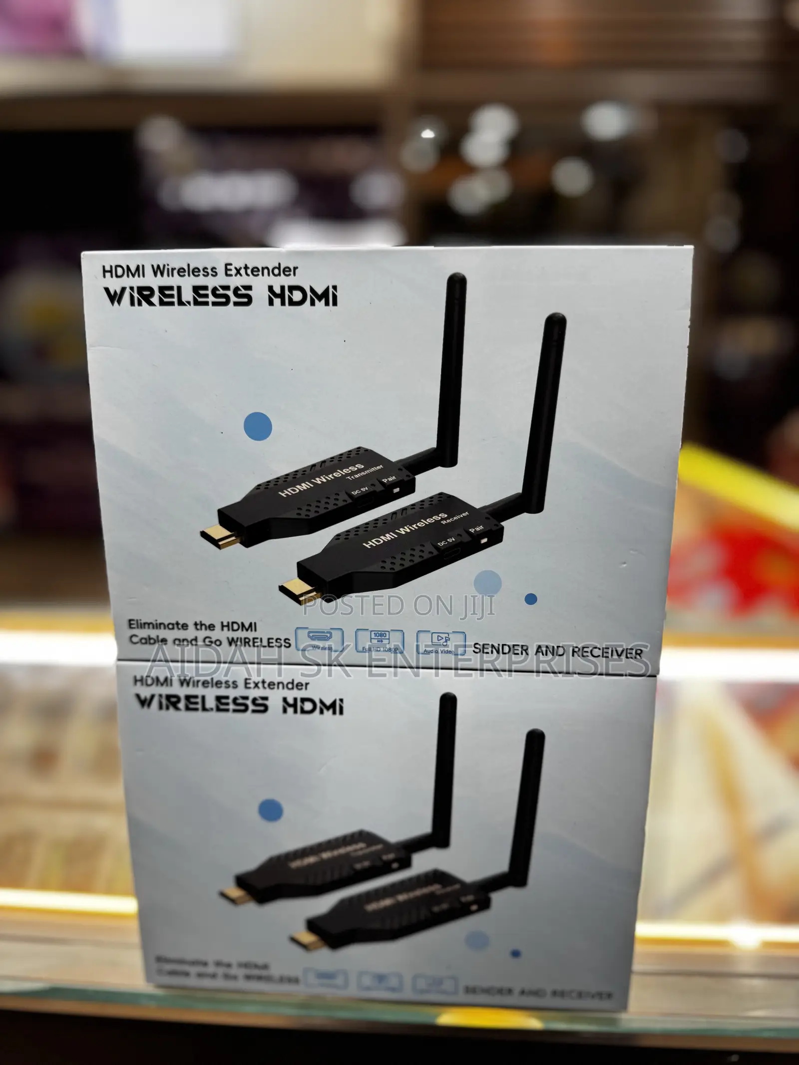 50m Wireless Hdmi Extender Video Transmitter 1 Pc to 4 Tv