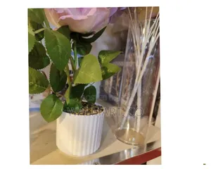 Decorative Ceramic Flower Vase-White