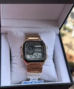 Casio Illuminator Rose Golden Watch