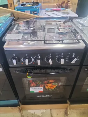 Globalstar 50x50cm Cooker 3 Gas + 1 Electric Electric Oven