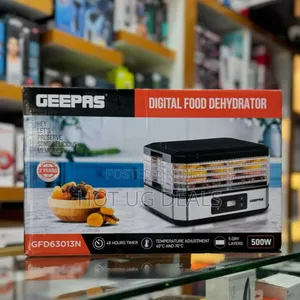 Geepas Food Dehydrator – Food Dryer With 5 Large Trays