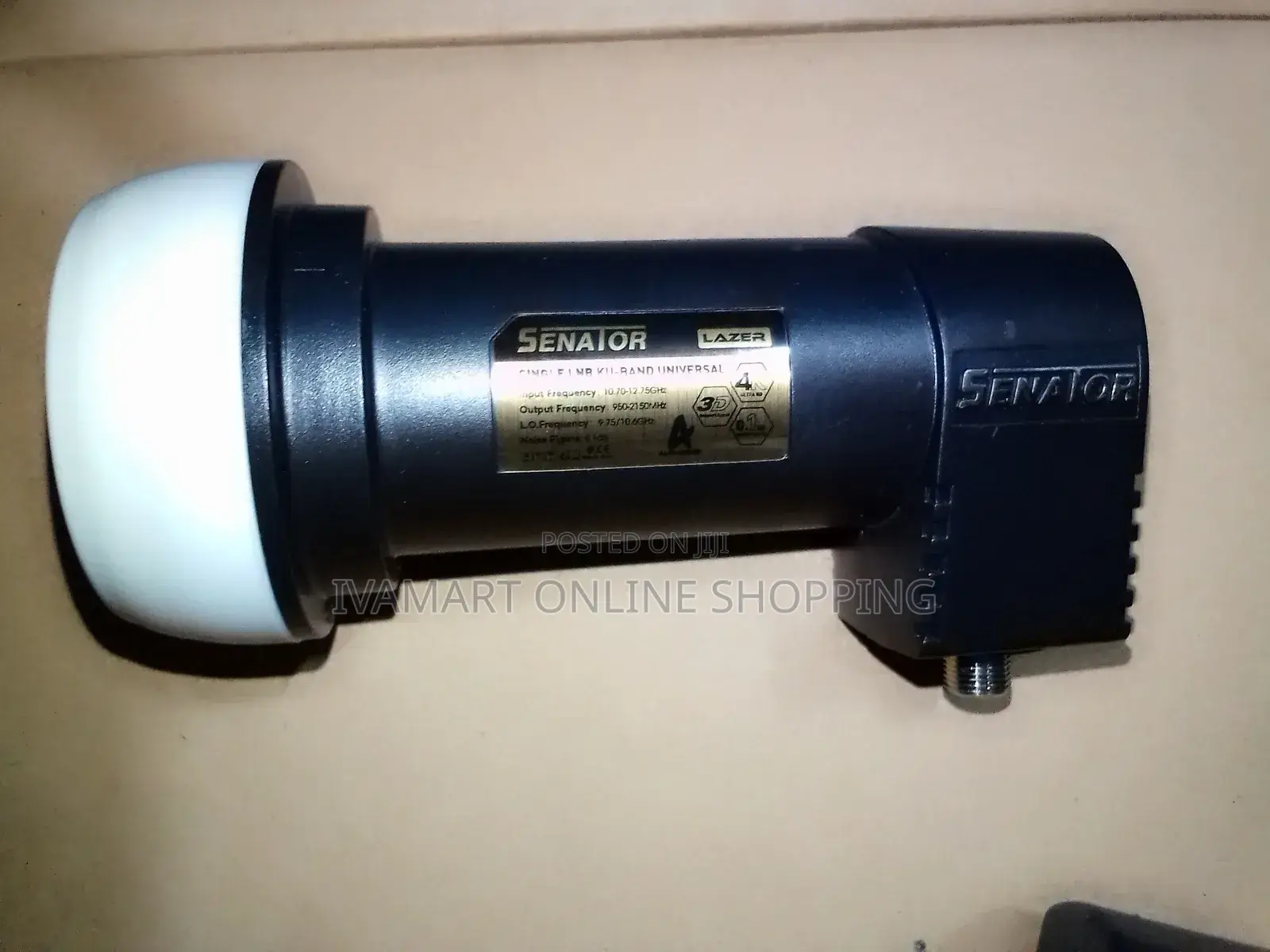 Black Senator Lazer Ultra Hd Single LNB - High Reception