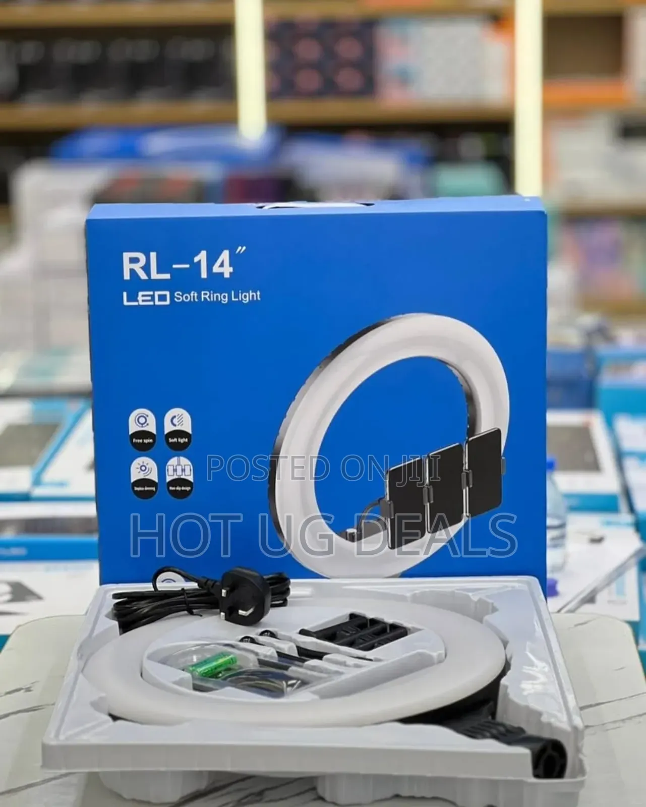 14 Inch Ring Light With Stand And Remote Control