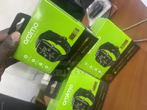 Oraimo Smart Watch 5lite Waterproof, Oxygen Pressure-Black