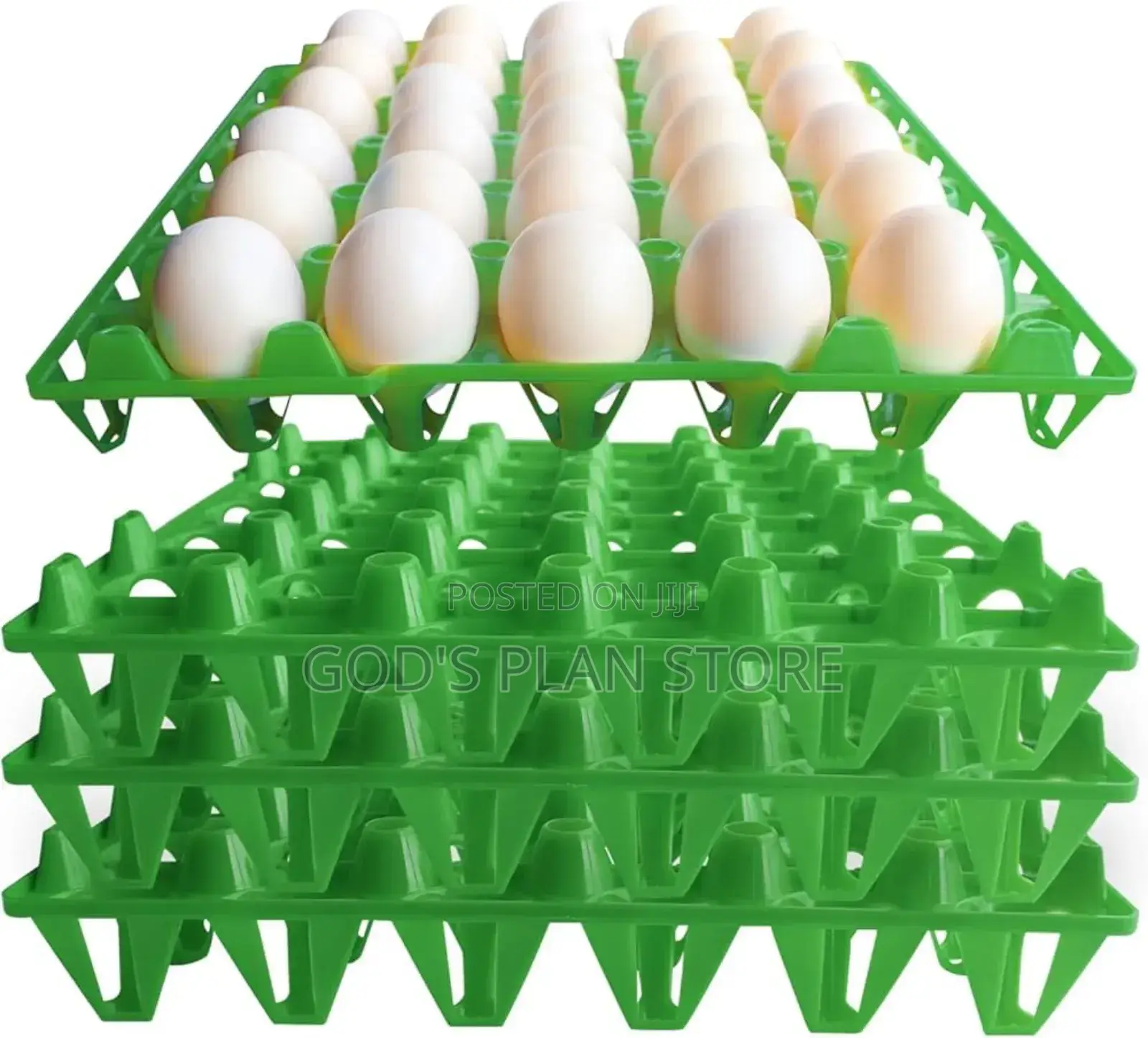 Plastic Eggs Trays Carton 100pcs