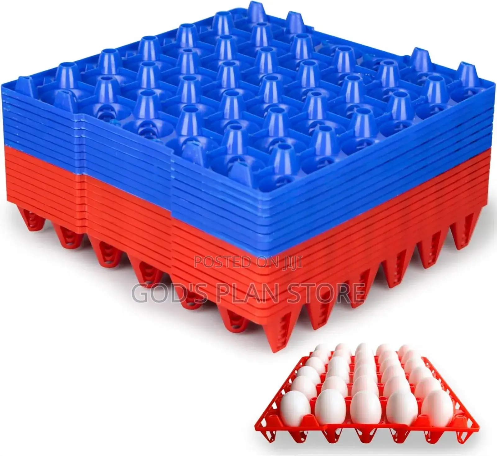 Heavy Quality Plastic Eggs Trays Carton 120pcs