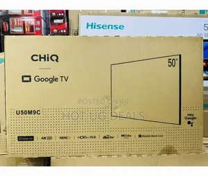 Chiq 50 Inch 4k Led Digital Smart Android Tv - Black