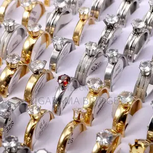 Gold Chunky Rings (5pcs)