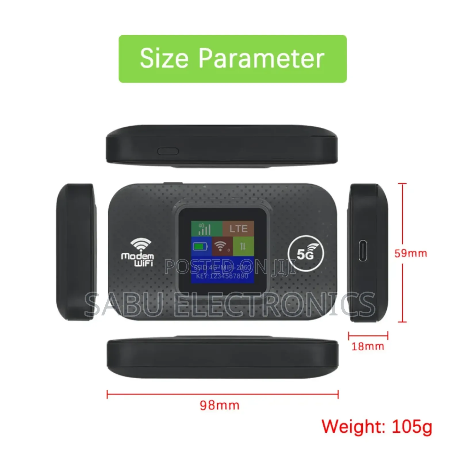 Pocket 4g/5g Mifi Router – Fast Reliable Internet