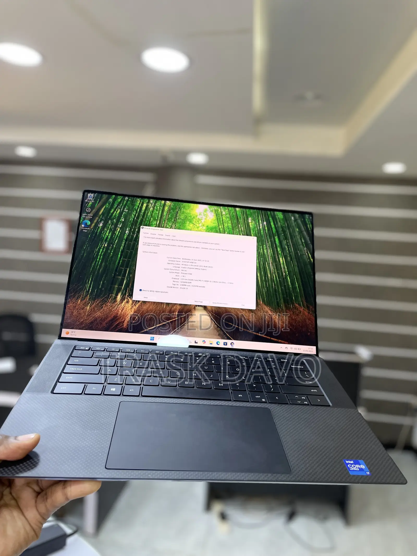 New Laptop Dell Precision 5570 32GB Intel Core I7 SSD 1T