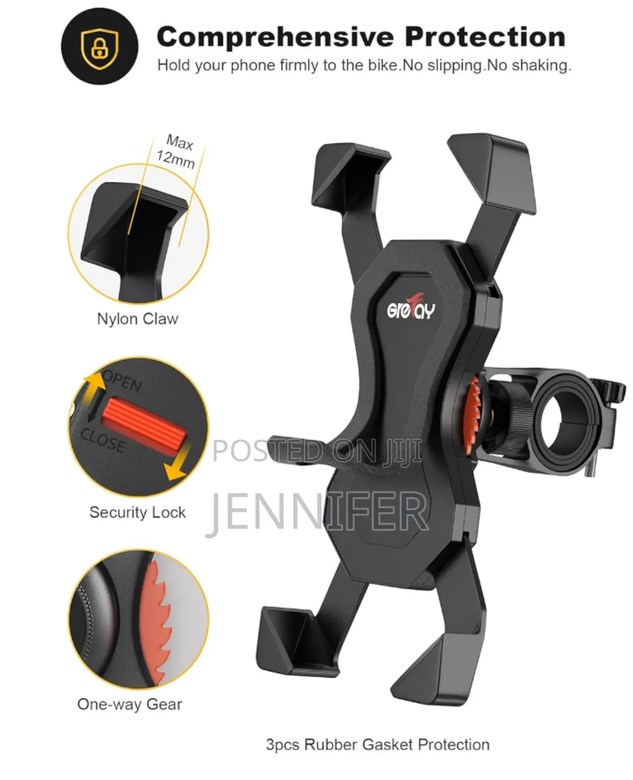 Universal Motorcycle Cell Phone Holder