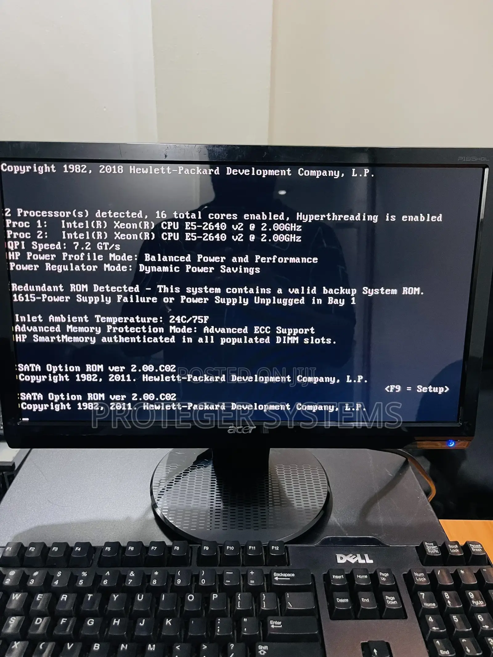 Server HP ProLiant ML 64GB Intel Xeon HDD+SSD 4T