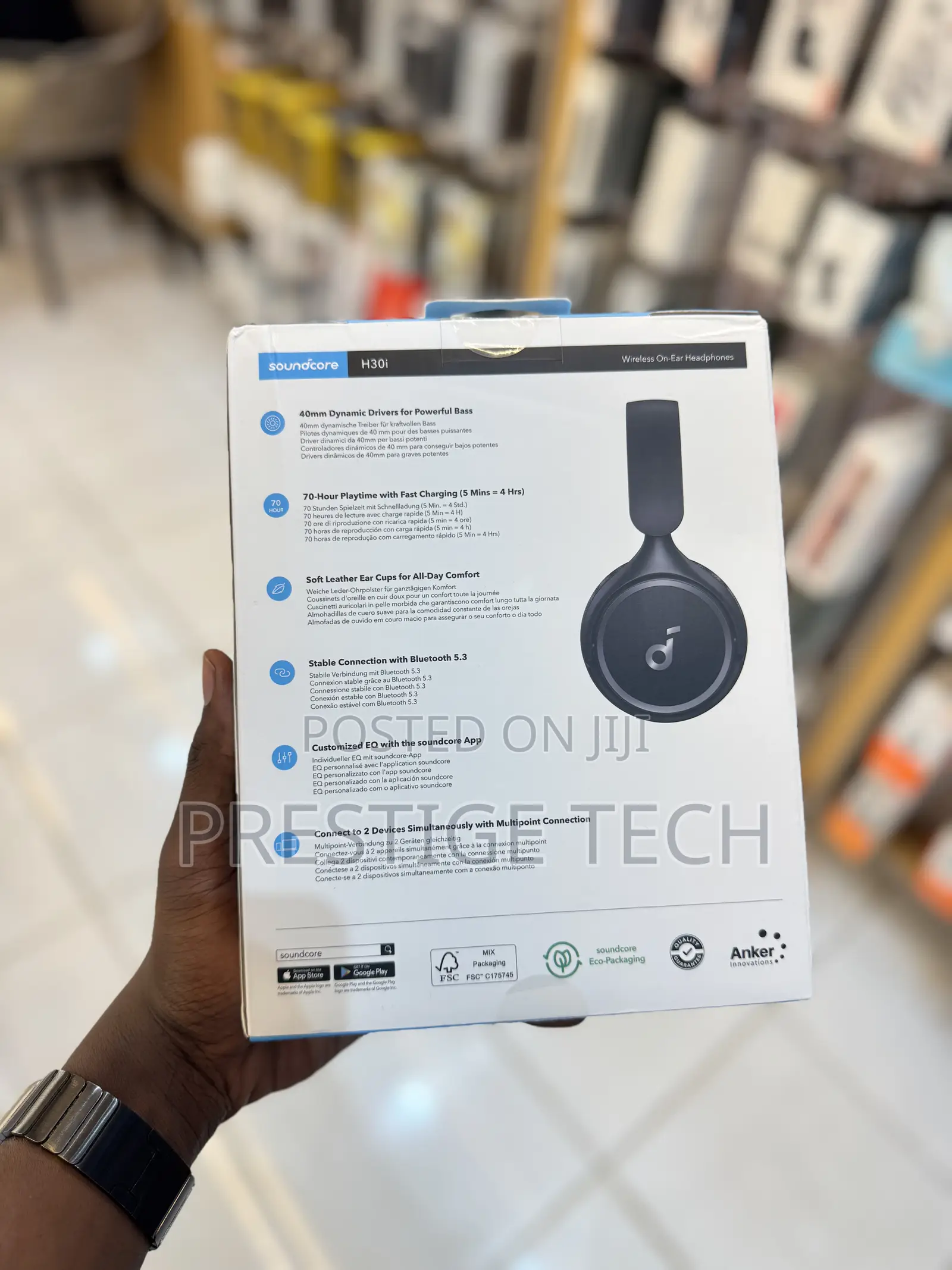 Anker Soundcore H30i Wireless Headphones 70 Hours