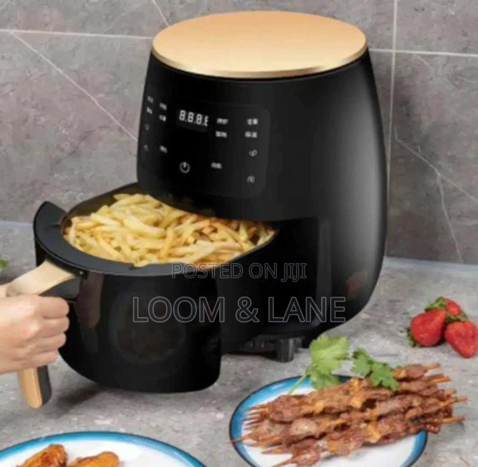 Silver Crest Multifunctional Digital Fryer With Touch Screen
