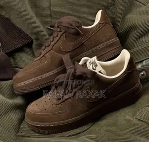 New Men’S Super Classic Brown Suede Nike Air Force 1 Sneaker
