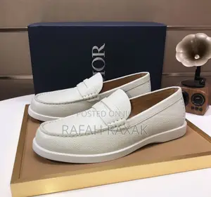 Men’S Super Classic Smart Casual Cream Dior Loafer Moccasins