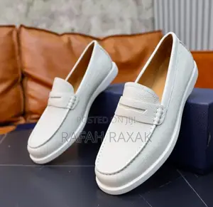 Original Classic Smart Casual Off-white Dior Loafer Moccasin