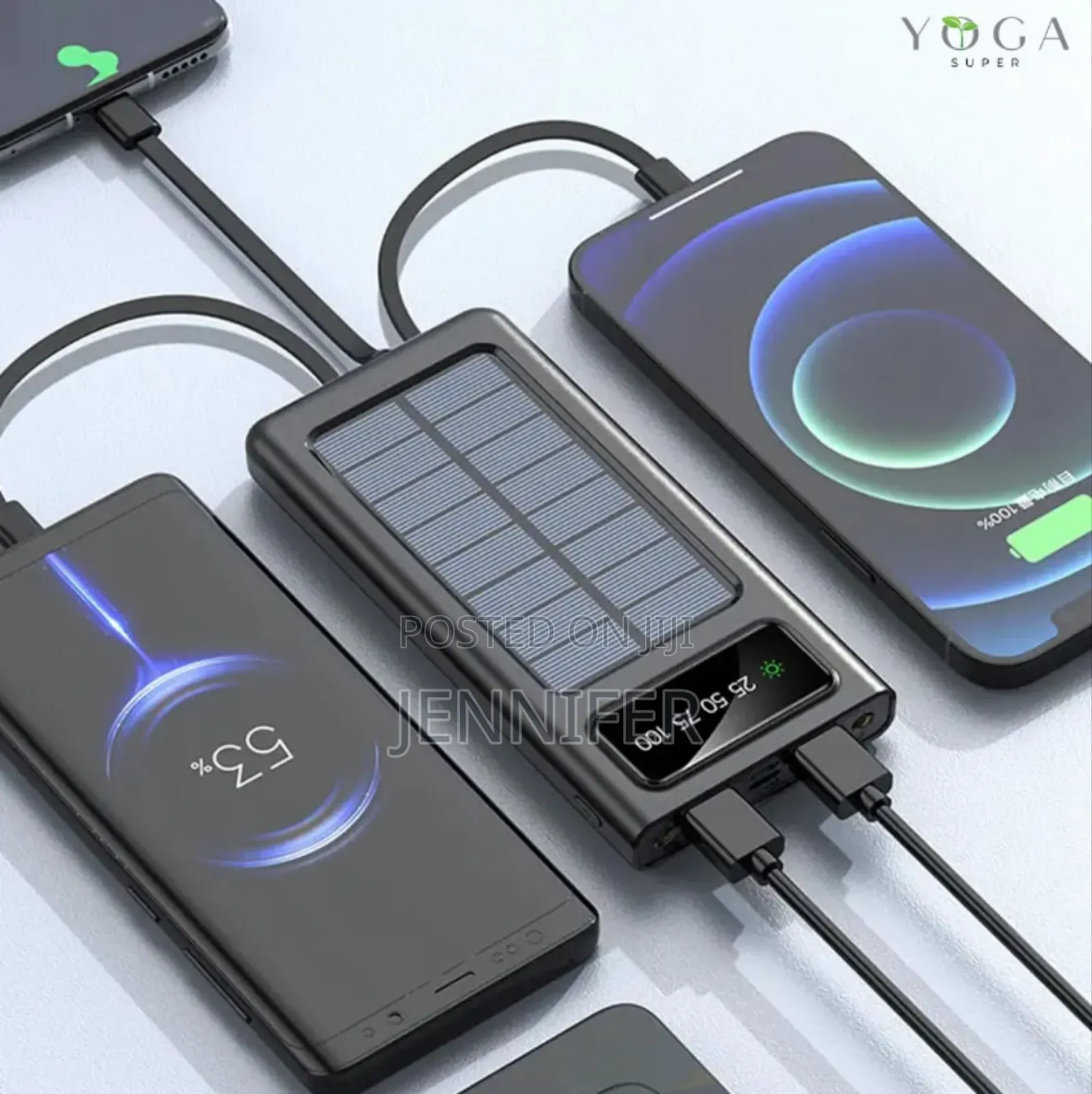 High-Capacity Solar Power Bank