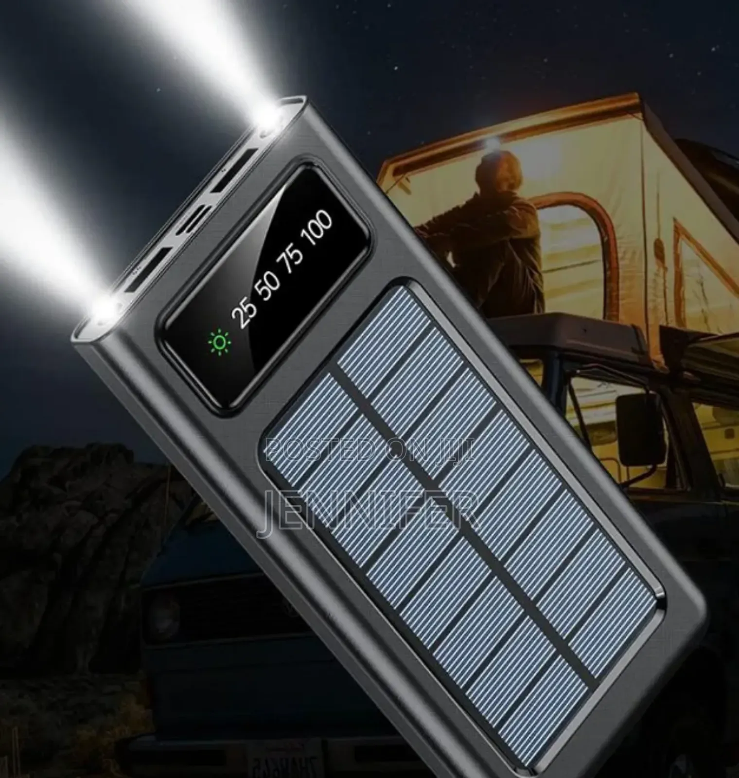 High-Capacity Solar Power Bank
