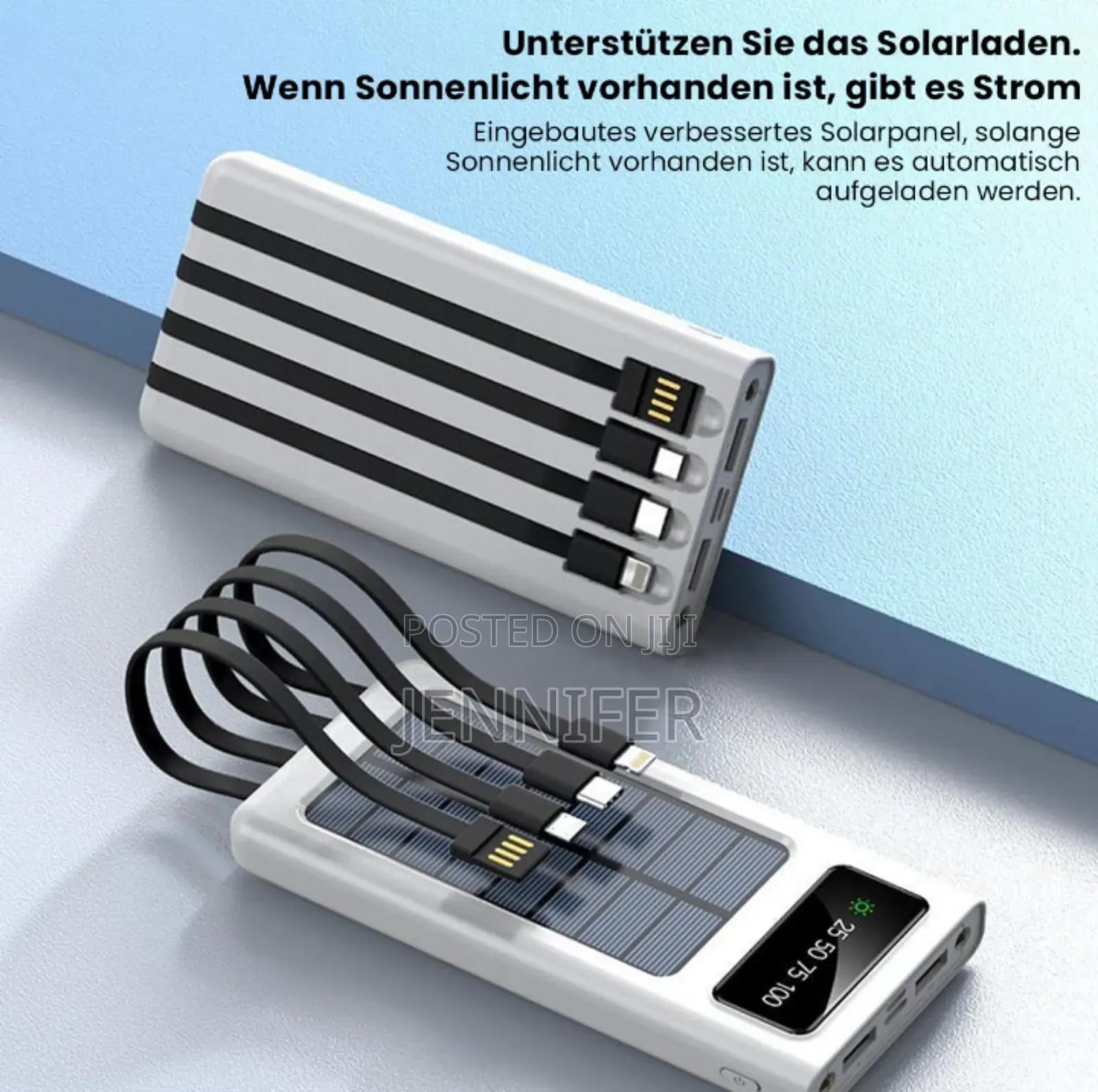 High-Capacity Solar Power Bank