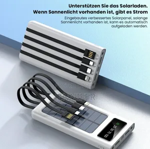 High-Capacity Solar Power Bank