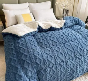 Checked Bedcover Blue 6*6
