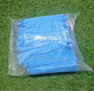 100pcs Hair Cover Nets - Blue