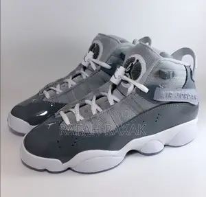 Original Cool Grey Air Jordan 6 Rings Sneakers