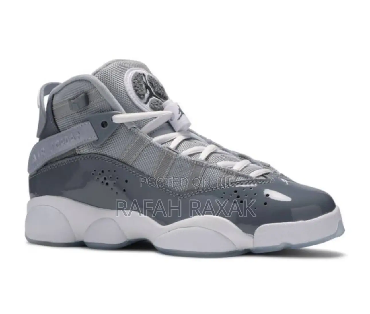 Original Cool Grey Air Jordan 6 Rings Sneakers