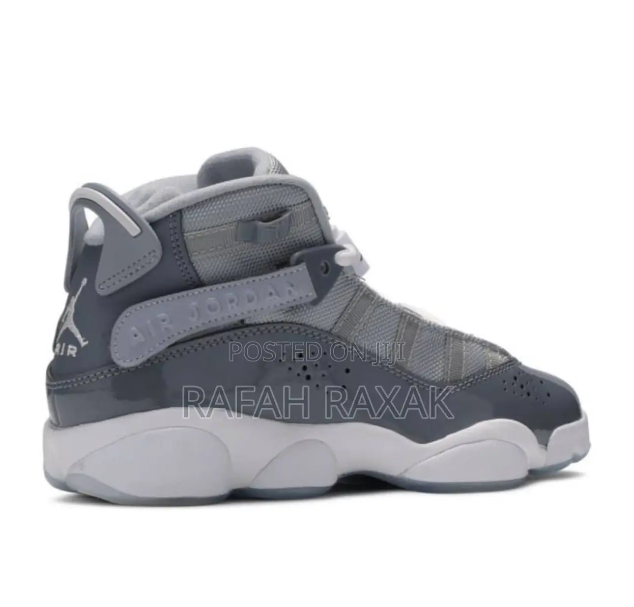Original Cool Grey Air Jordan 6 Rings Sneakers