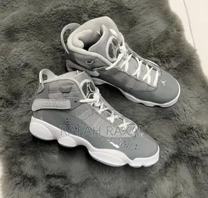 Men’S Super Classic Cool Grey Air Jordan 6 Rings Sneakers