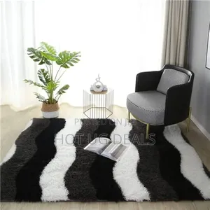 Fluffy Woolen Carpet/ Area Rug 1.5m By 2m- Multicolor