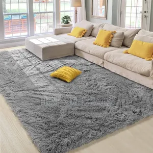 Fluffy Woolen Carpet/ Area Rug 1.6m By 2m- Red