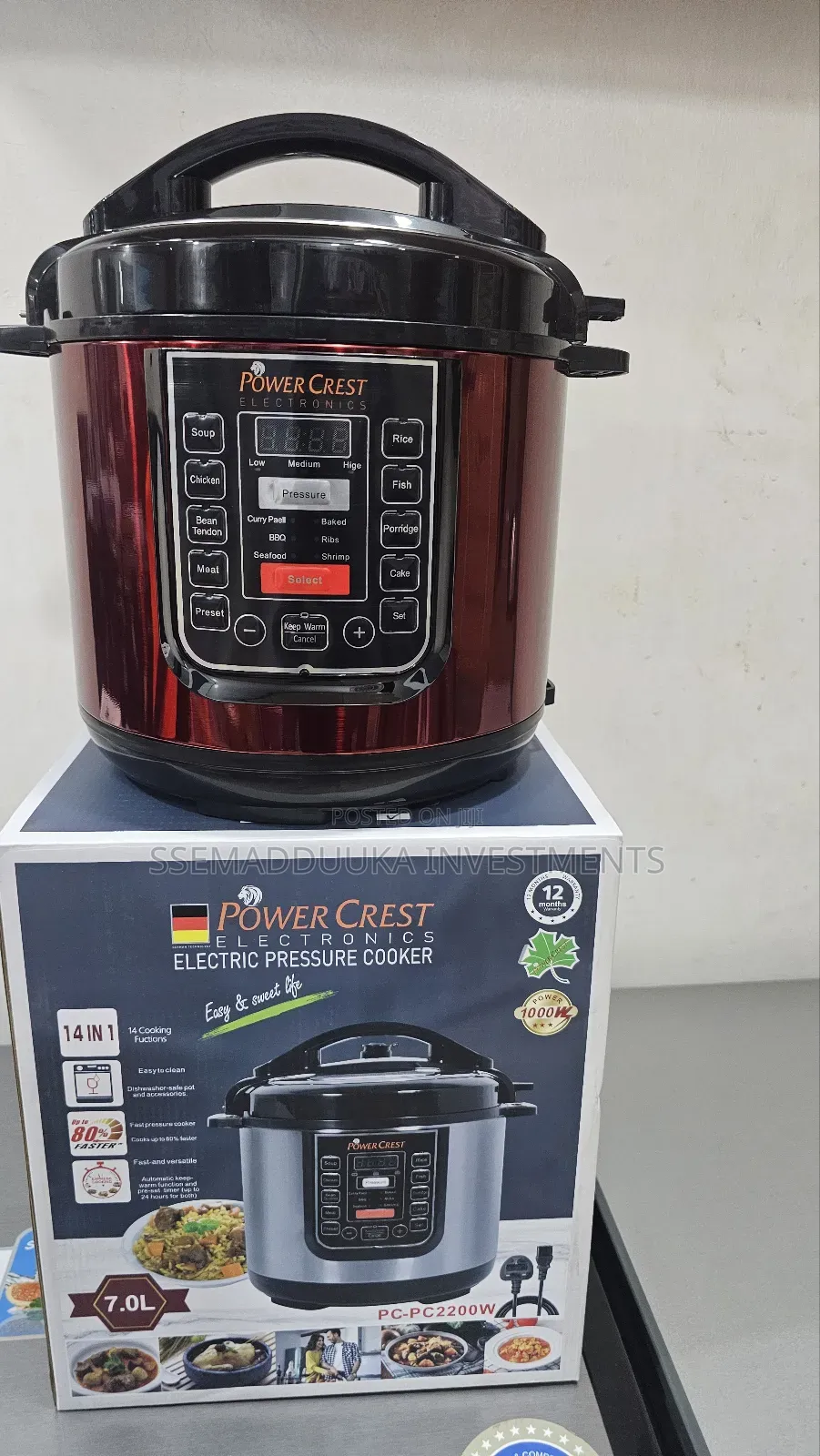 Power Crest Electric Pressure Cooker