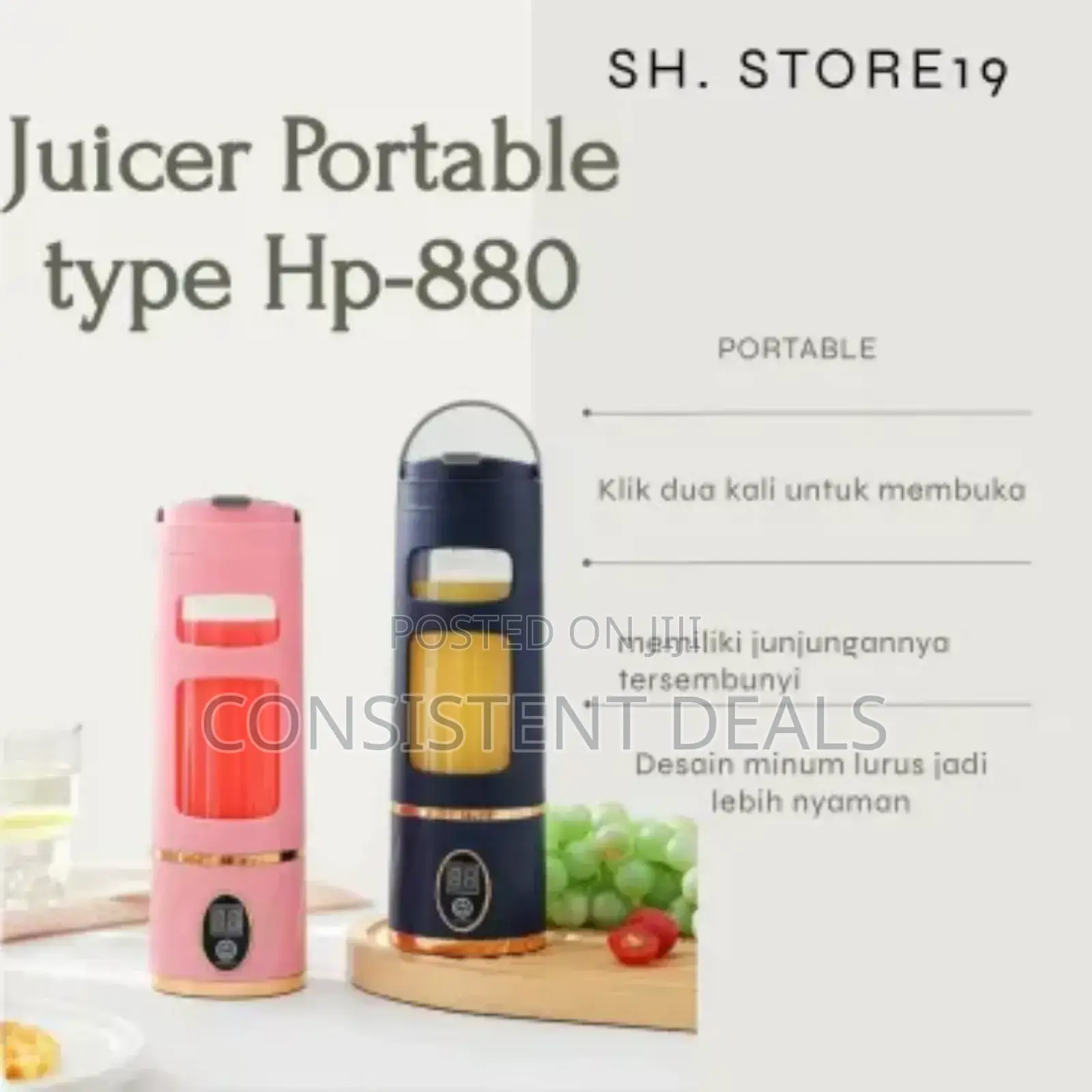 Portable Rechargeable Juice Cup Blender