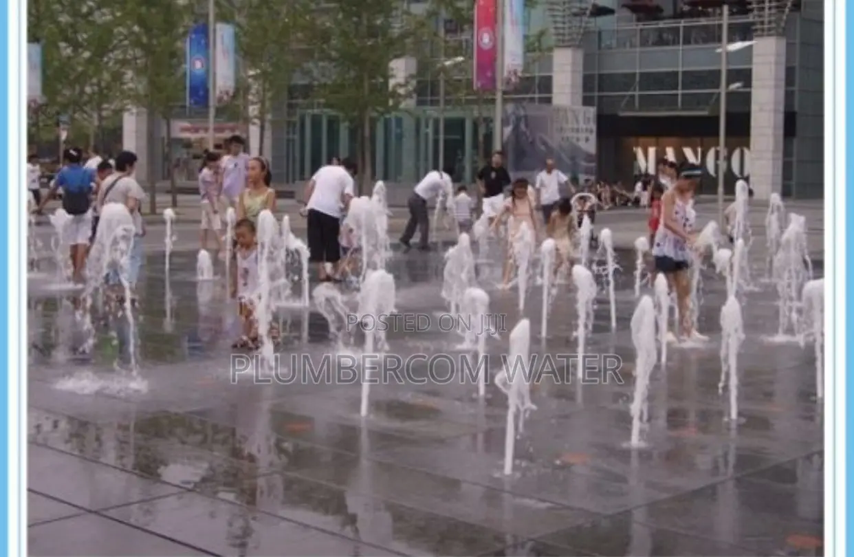 Dry Deck Water Fountain