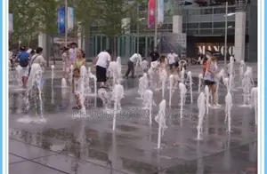 Dry Deck Water Fountain