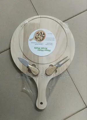 Wooden Pizza Plate